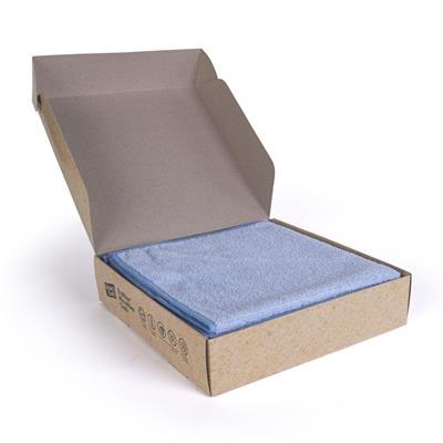 Ecofibre Microfibre Cloth - BLUE (Case of 100)